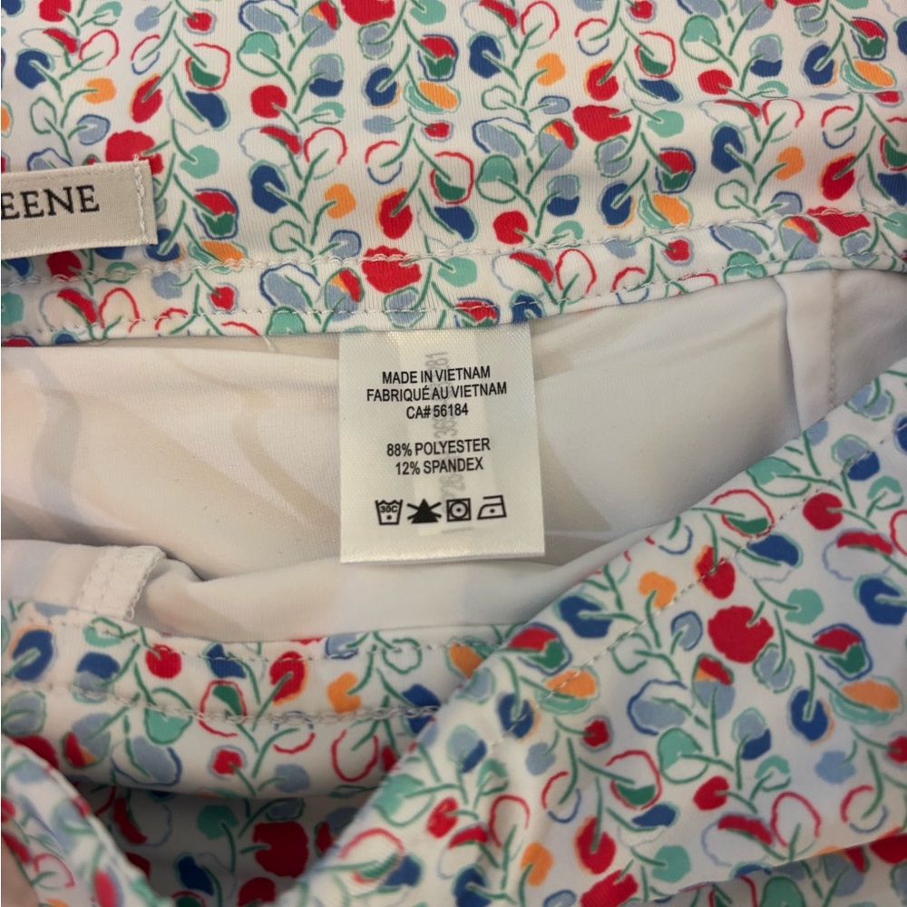 Fairway & Greene Paradise Floral Skort L UPF 50 Golf Tennis Athletic Skirt Short - Picture 6 of 14